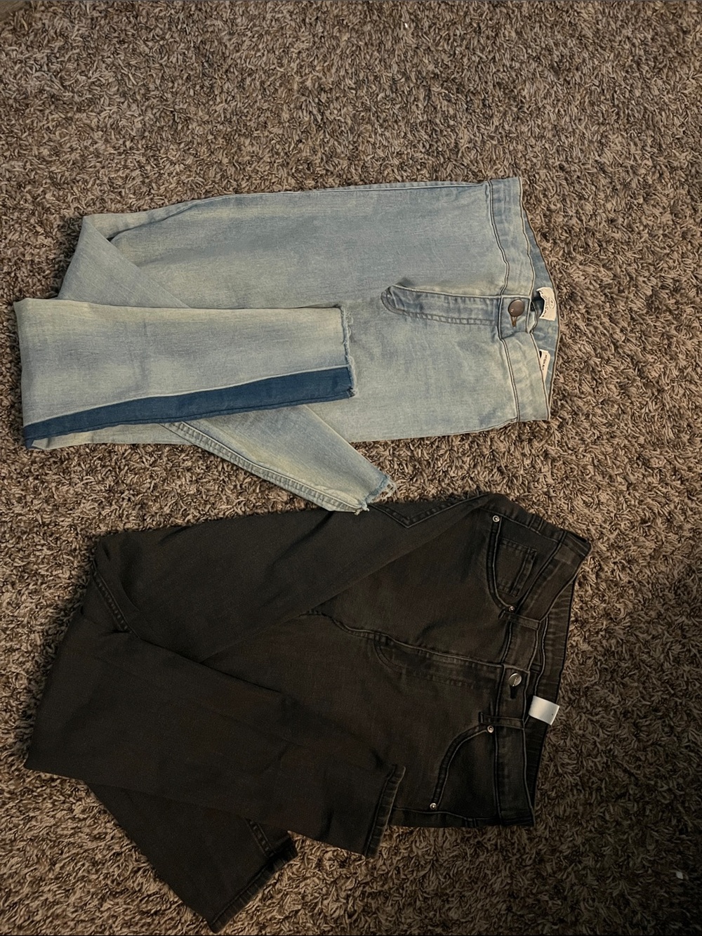 H&M Light Blue & Black Skinny Jeans Duo